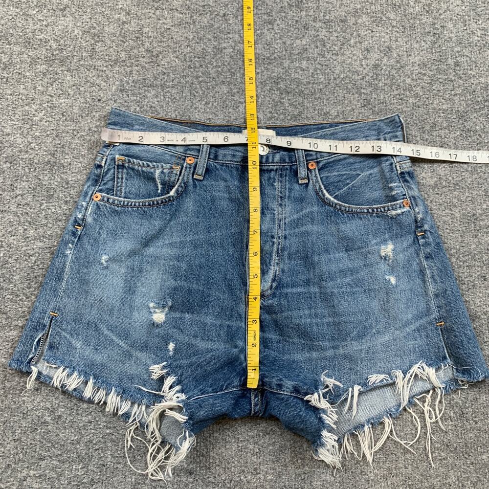 Citizens Of Humanity Shorts Womens 25 Denim Marlow Vintage Fit Cutoff Button Fly - Picture 5 of 12